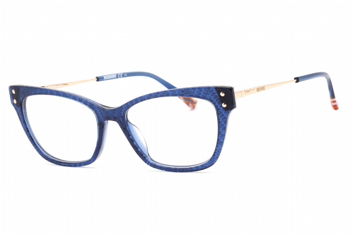 New Missoni Frames shops Eyeglasses Blue 52/17