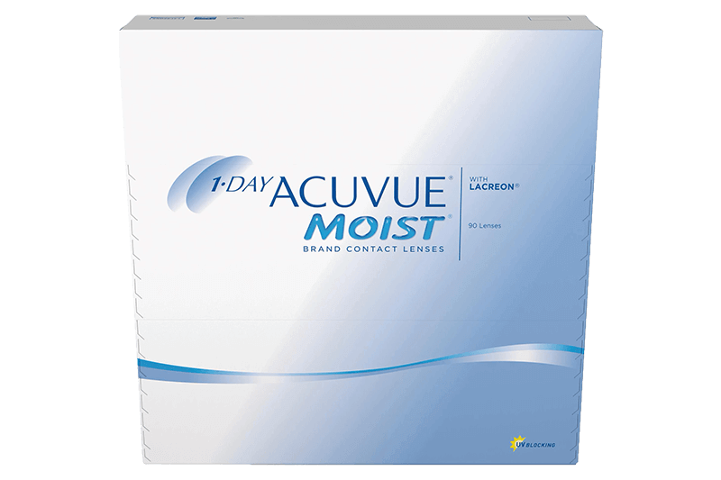 Kits 1 Day Acuvue Moist 90 Pack Contact Lenses